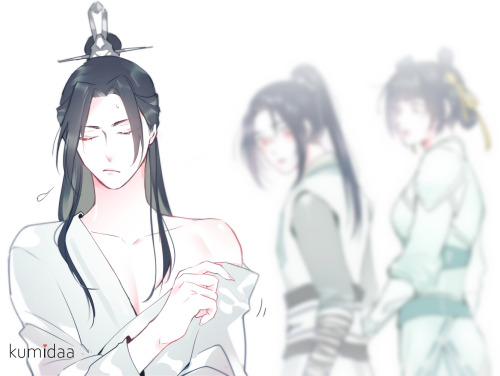 Bringing back the old meme bcuz shizun&rsquo;s bare shoulder is distracting ~