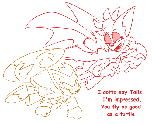 So Tails Can't Think Of A Catch Phrase To Save His Life But Rouge On The Other Hand Destroys Him With