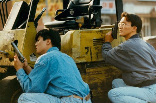 perelandra:  Korean Shop owners defending their stores from rioters in the 1992 LA Riots. “  Korean-Americans in Los Angeles refer to the event as Sa-I-Gu, meaning “four-two-nine” in Korean, in reference to April 29, 1992, which was the day the