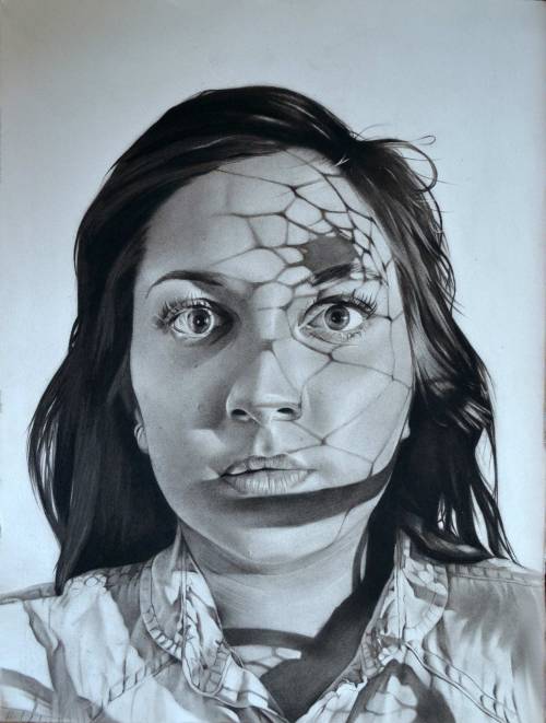 fuckyeahillustrativeart: Charcoal Portraiture Drawings by Dylan Andrews