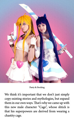 There is a lot of Panty & Stocking cosplay