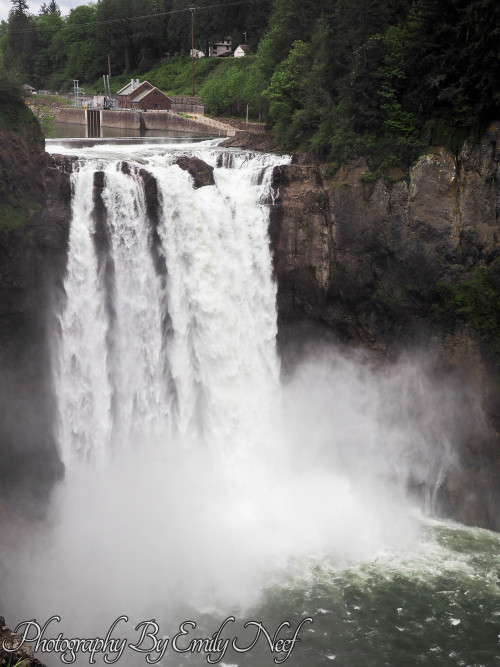 Snoqualmie Falls, in my home-town of Snoqualmie, Washington. &lt;3