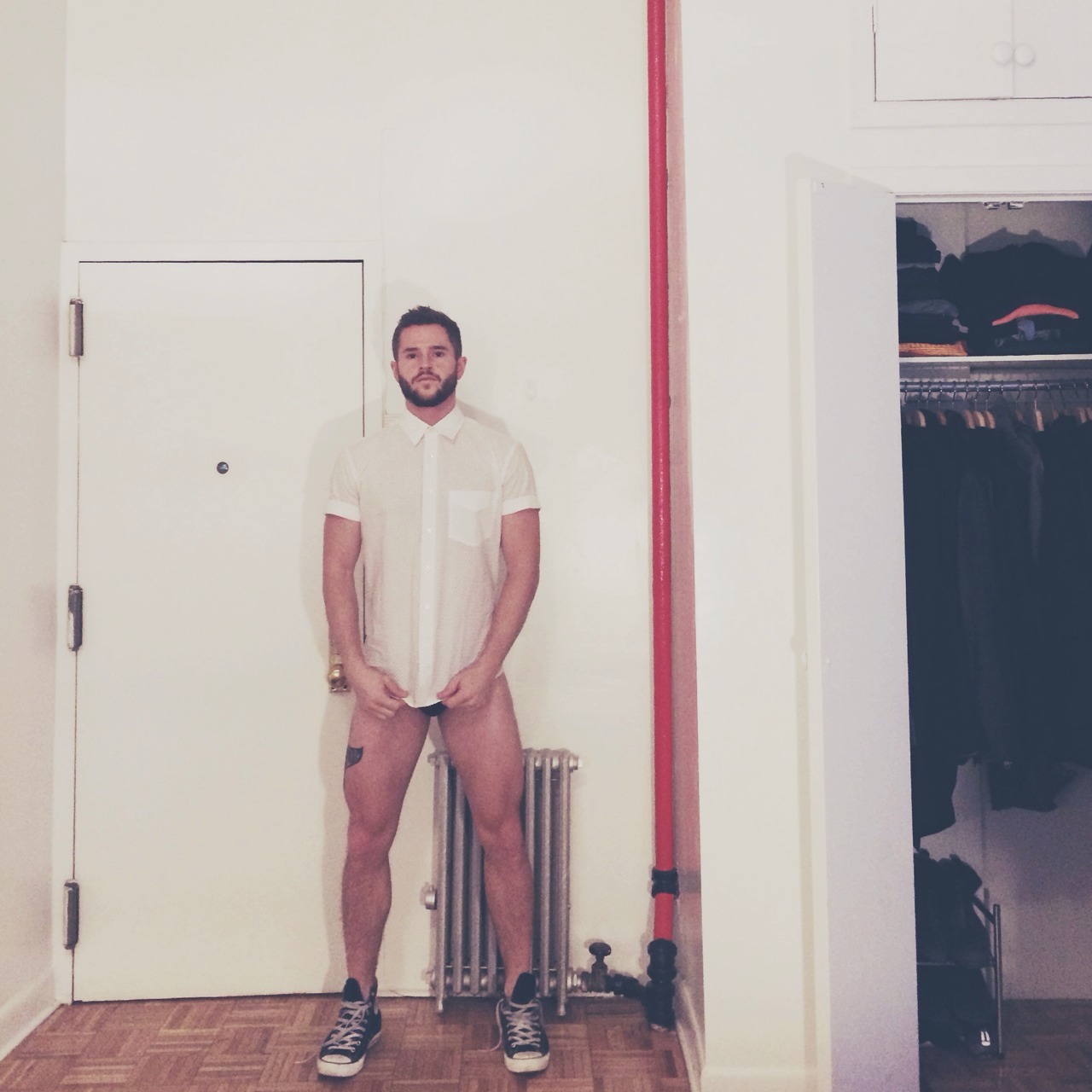 agliuk:  My fashion week getup. 