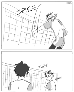 oikws:  i heard that rowlet has a habit of turning back at their trainer during a battle and it made me think of Bokut, who is also an owl, doing that w akaashi 