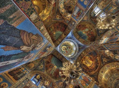 balticavenue: Spectacular mosaics in the Church on the Spilled Blood, St Petersburg, Russia Artwork 