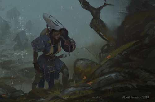 thecollectibles:  Adhelin the monster slayer (part 2) by Albert Urmanov