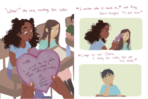 bevsi:made a tiny picture book for class. i wanted to challenge the idea that girls loving other gir