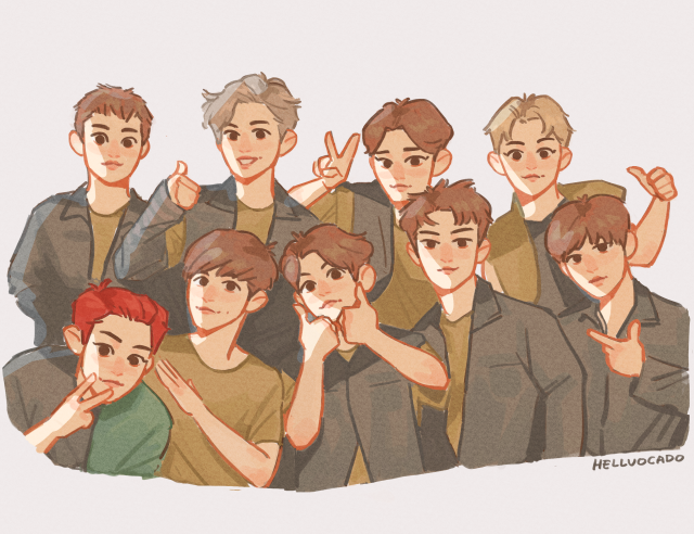 please love all 9 of them ㅠㅡㅠ