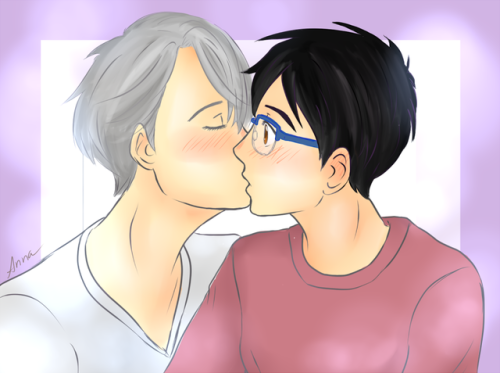 vicyutopia: surprise kiss!