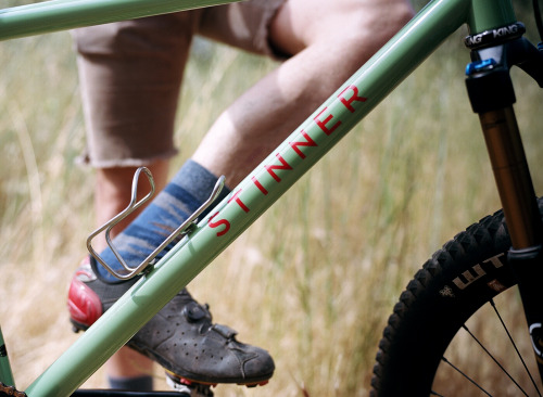 full-frame-collective: A Niner by Stinner This is John’s new mountain bike. It was made in Santa Ba