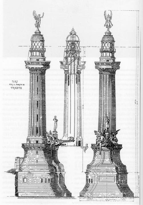 Arduino Berlam, Faro della Vittoria a Trieste, 1923