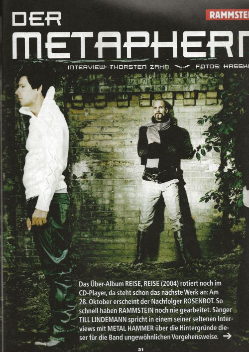 herrlindemann:METAL HAMMER - November 2005 This one was a long translation work but it was worth eve