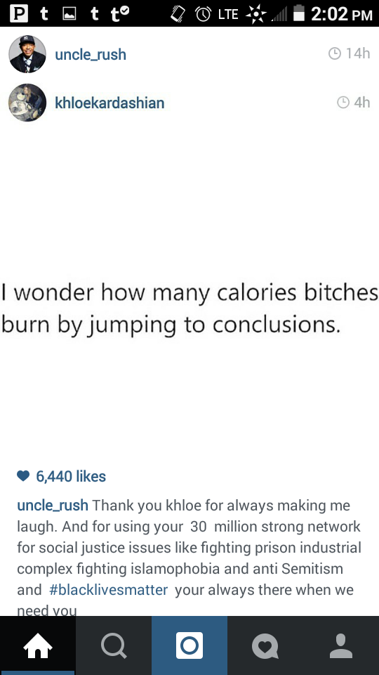 2damnfeisty:  majiinboo:  elionking:  Is there some Simmons-Kardashian beef I dont