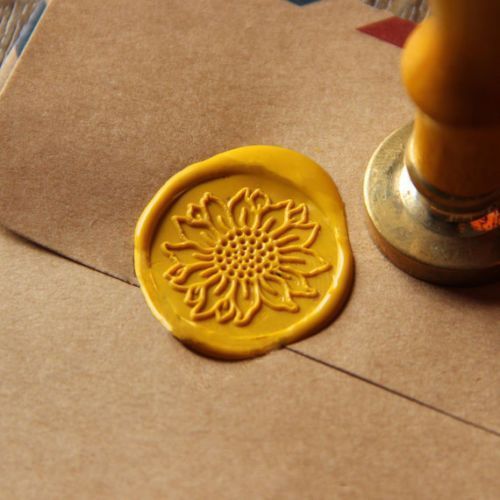 Sunflower Wax Seal Set from Dokki Design