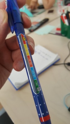 diary-of-a-chinese-kid:  I love this pen cause it tells you how many pages of writing you have left