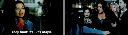 reginahastings:pretty little liars meme: [4/6] scenes♪ it just takes a second ♪♪ for my world to com