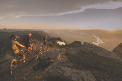 brycepiwek:  This is what summer is all about; Good friends, an adventure, couple of cold beers and two wheels. L | Mt.Cheam, British Columbia R | Dylan Sheffer, Chris Tennant &amp; Wylie Easton 