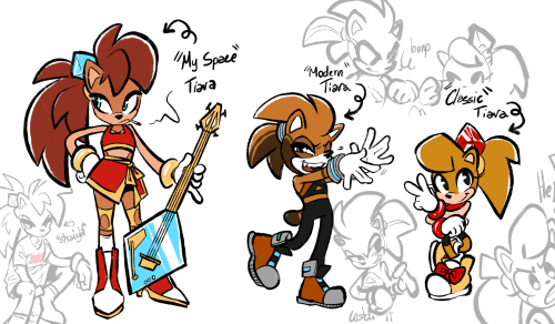 deep fascination with Tiara. they should give her the “ugly sonic” treatment but wi