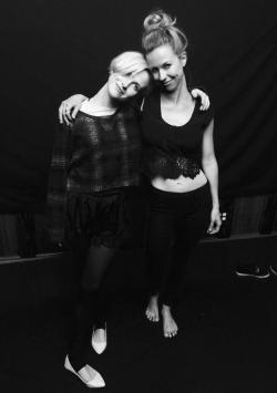 paramoreupdates:  More photos of Hayley Williams and Joy Williams from the recording of Hate To See Your Heart Break  