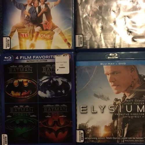 New pick ups #creed #bill&ted'sexcellentadventure #elysium...