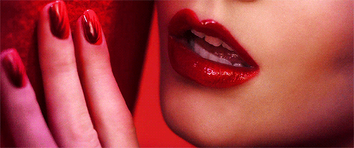 colorsinautumn: #REDOBSSESSED by Bruno Aveillan featuring Karlie Kloss