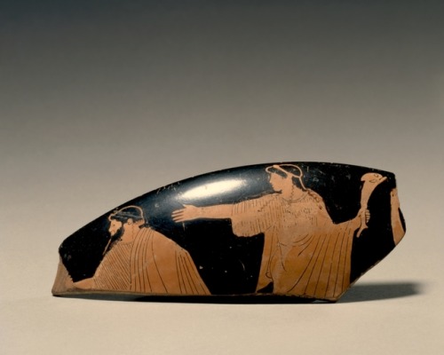 cma-greek-roman-art: Fragment of a Kylix, 400, Cleveland Museum of Art: Greek and Roman ArtSize: Ove