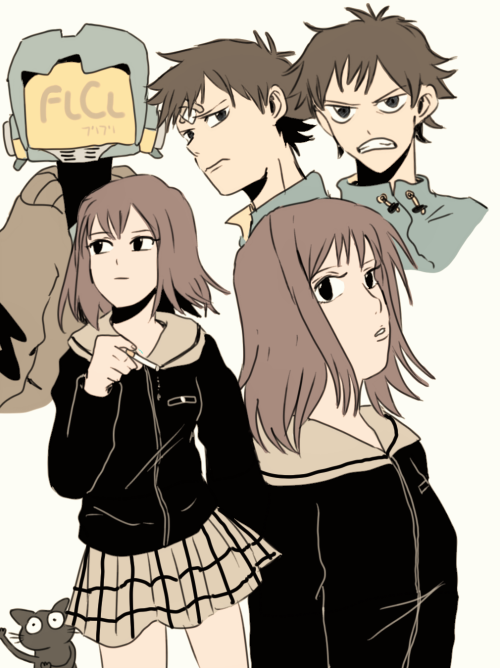 lyoartshiphe:I was in a FLCL mood I guess