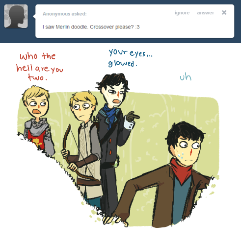 ask-sherlockbbc:if i drew old merlin i would have died laughing