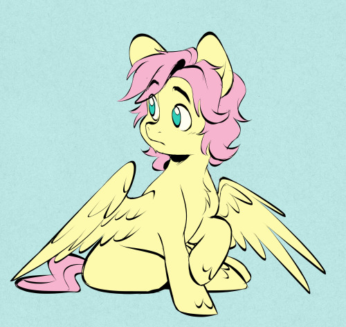 Nonbinary Flutters With A Wolfcut