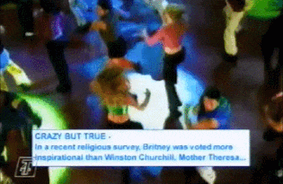 jamiebritneyfan:From 2001 lol. Britney’s “Godney” status is validated when she beats Jesus H. Christ