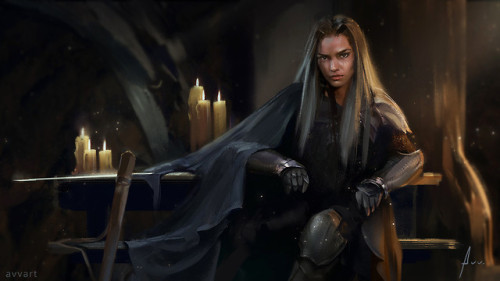in the taverne  Aleksei Vinogradov www.artstation.com/artwork/wP1OX