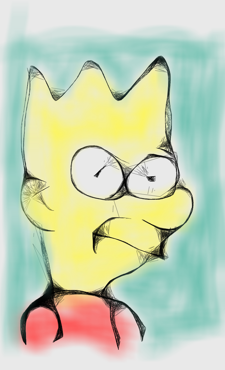 this is my new art project.
one bart/art a day.