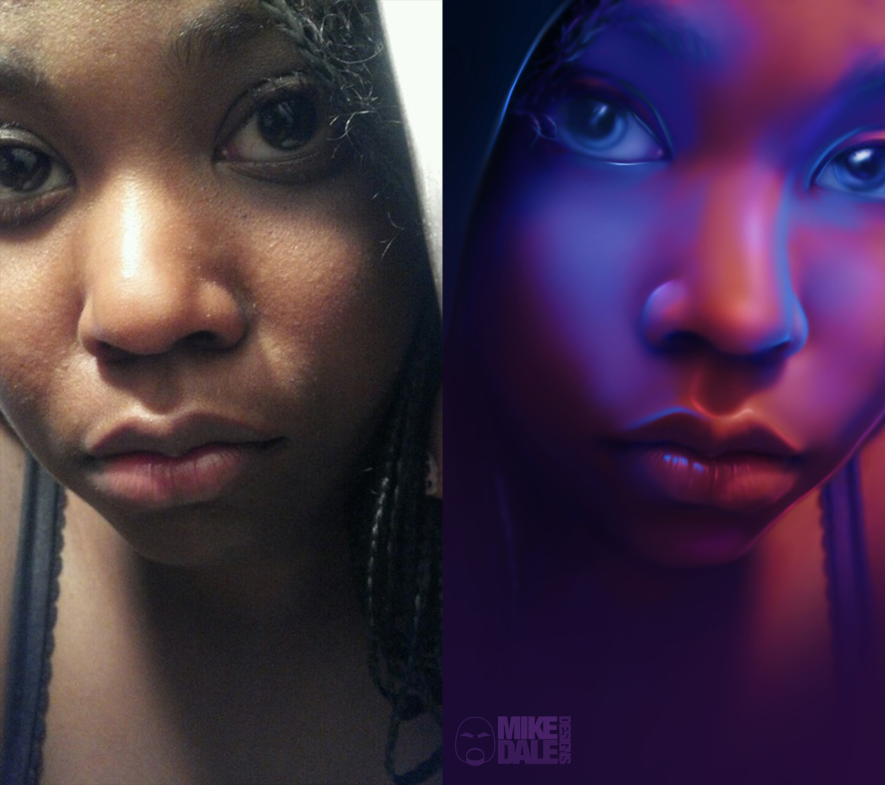 purplebubbie:mikedaledesign:mikedaledesign Facebook Instagram Deviant Art Model Mayhem