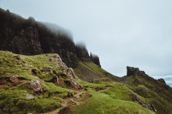 carpe-noctvm:  The Quiraing, Isle of Skye / 26.08.2019  My heart’s in the Highlands, my heart is not here, My heart’s in the Highlands, a-chasing the deer; Chasing the wild-deer, and following the roe, My heart’s in the Highlands, wherever I go.