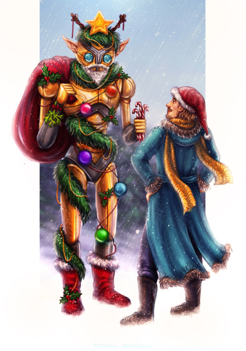 dearhadrian:Doty The Holiday Machine for the Critical Role Xmas Gallery <3 Have a wonderful festi