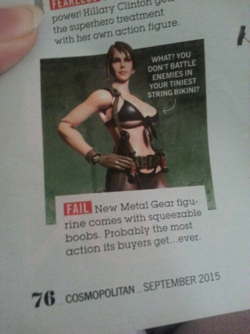kingdomheartstwo: minions-against-sjws: ladynonon: in the newsest issue of cosmo… god…