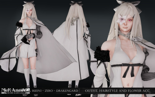 mimoto-sims: NieR Re[in] Zero Drakengard 1 colorcustom iconsHQ texturesthis set include: cloak, dres