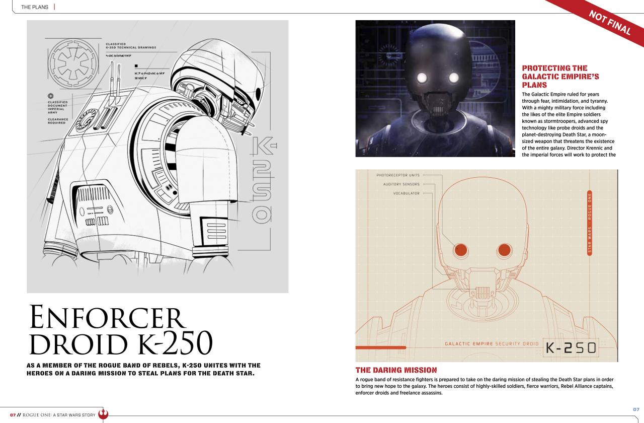 gameraboy:  Rogue One: A Star Wars Story Official Visual Story Guide 