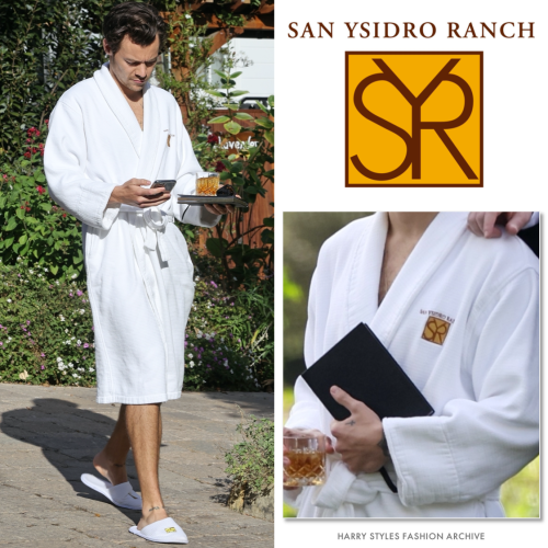 Harry at Jeff &amp; Glenne’s Wedding | January 4, 2021San Ysidro Ranch Robe &amp; SlippersHarry borr