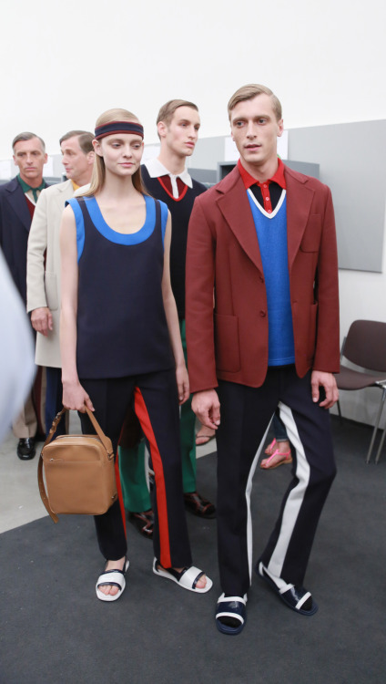 Prada Spring-Summer 2013Sports Retrospective If I had to describe Prada&rsquo;s Spring Summer 2013 m