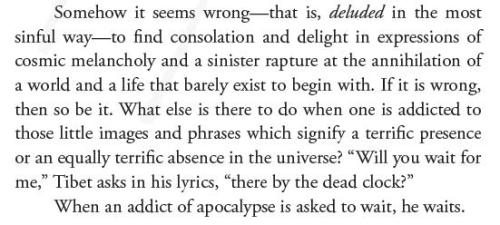 pale-tenant:Thomas Ligotti: “Will You Wait for Me by the Dead Clock?”