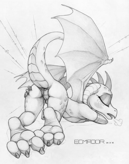 ecmajor:  Cumming hard with that bullet vibe sunk deep into her moist egg pit ;) . People have high expectations of my drawing Ember, and here she is. I hope to not disappoint xD I think she came out pretty good…!   Alright, so people seem to like this