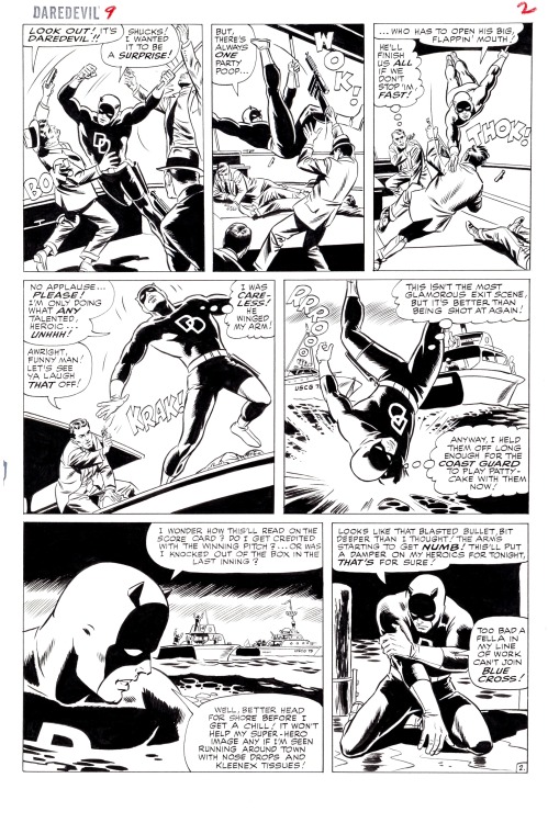 Daredevil 9 pg1-3 by Wally Wood