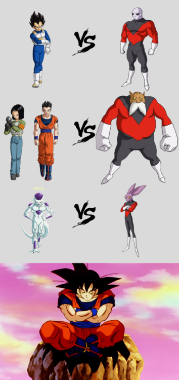 So… some people think that Gohan and 17 will be eliminated by Aniraza? WTF! even if they aren