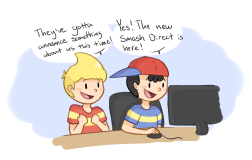 kumarikat:  So Ness and Lucas saw the new Smash Direct.