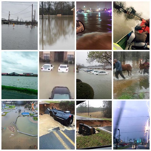 flyandfamousblackgirls:  Prayers going up for Monroe, Louisiana. They are under water