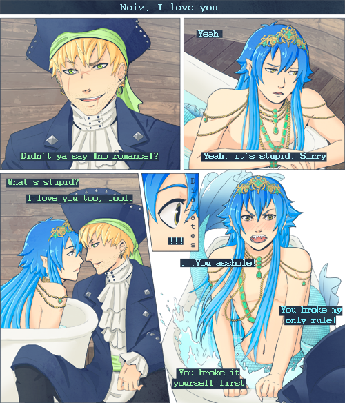 Porn photo princettesei:  Aoba confessing his feelings