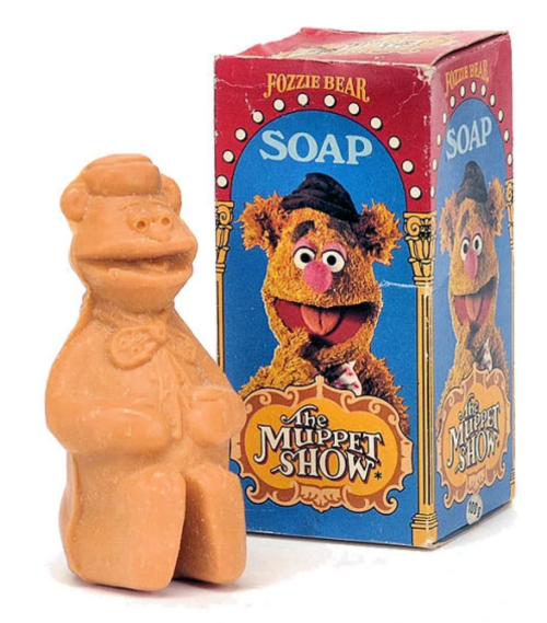 In 1977, English company J. Grossmith Ltd., produced a line of Muppet bathing products, including: S