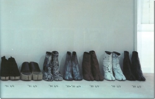 997:Maison Martin Margiela tabi boots from S/S ‘89 to ‘02-‘03 A/W