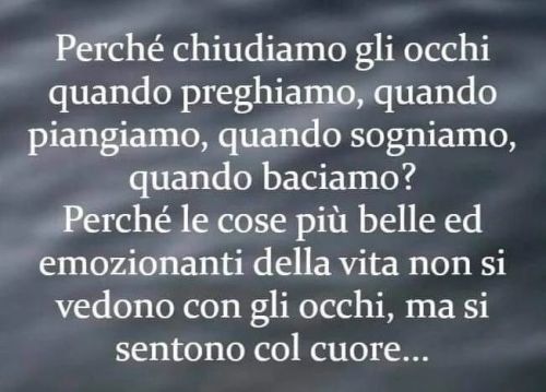 “Si vede bene solo con il cuore. L'essenziale è
invisibile agli occhi.”
Antoine de Saint-Exupéry
https://www.instagram.com/p/Ce3GH6aLcv1/?igshid=NGJjMDIxMWI=